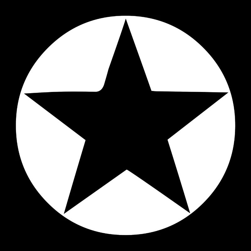 Kreis Stern Form Symbol