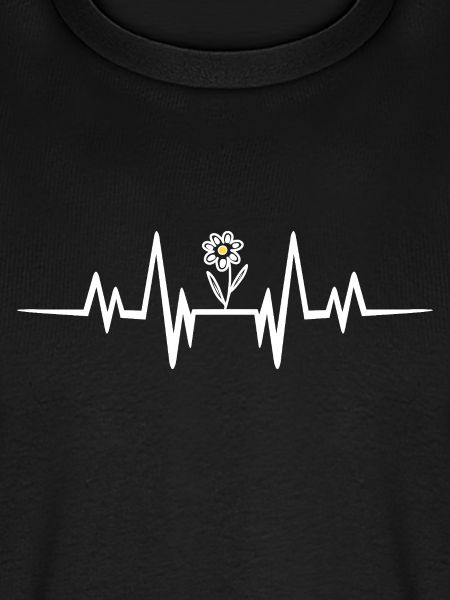 Herzschlag und Blume