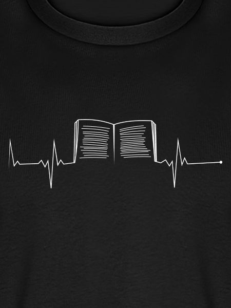 Open Book Heartbeat Print