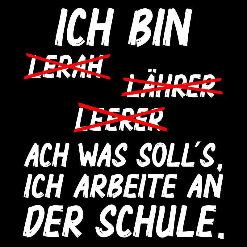 Ich arbeite an der Schule - Lehrer