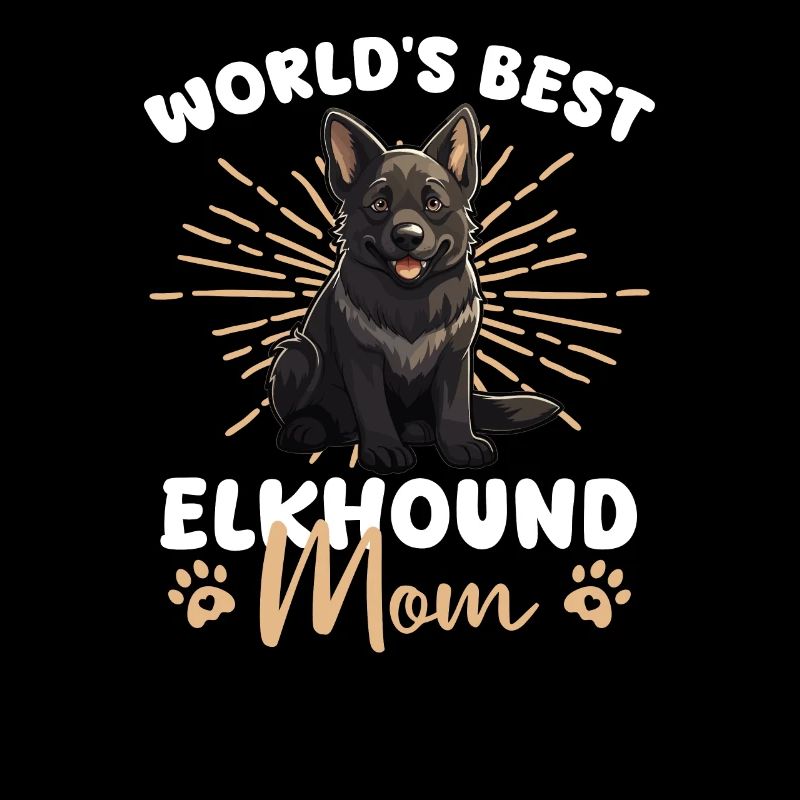 Norwegian Elkhound Groovy Elkhound Mom