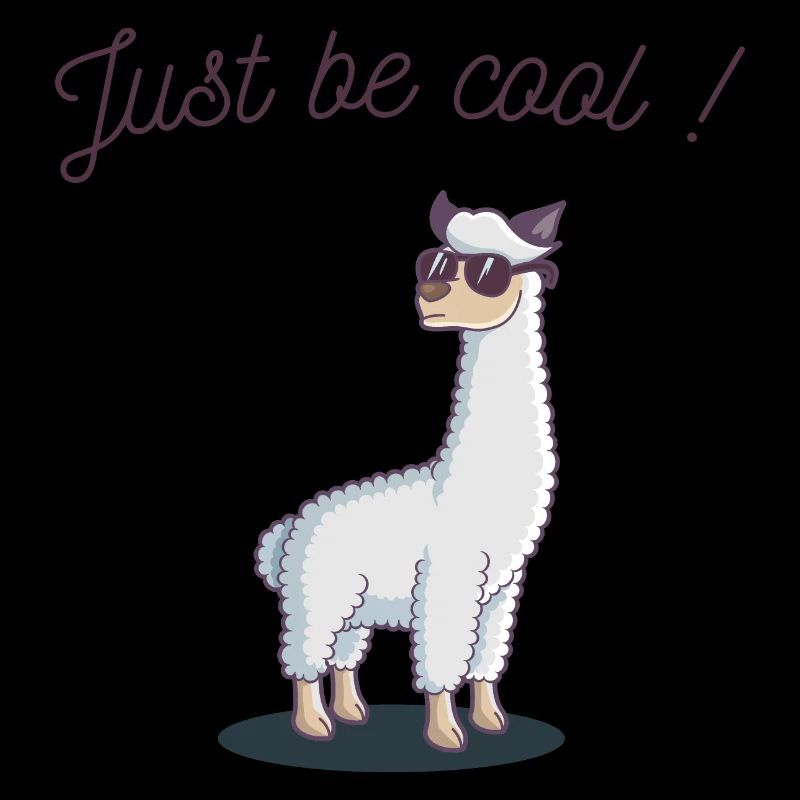 Sei bloss locker! Cooles Lama