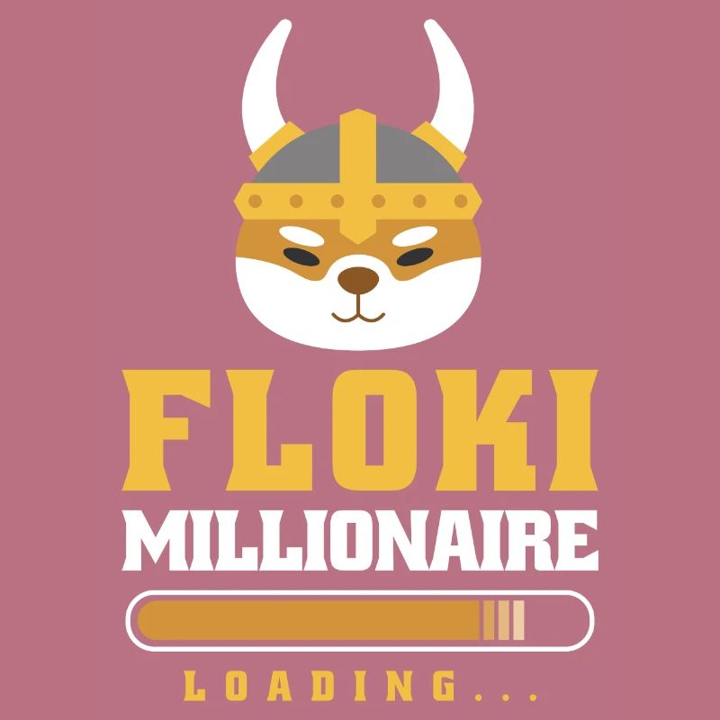 Crypto Floki Millionaire Loading Design