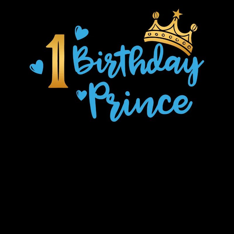 Birthday Prince 1. Geburtstag Boy Junge Geschenk