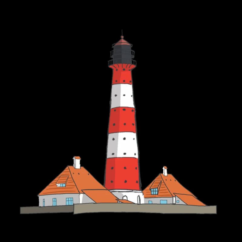 Leuchtturm Westerheversand