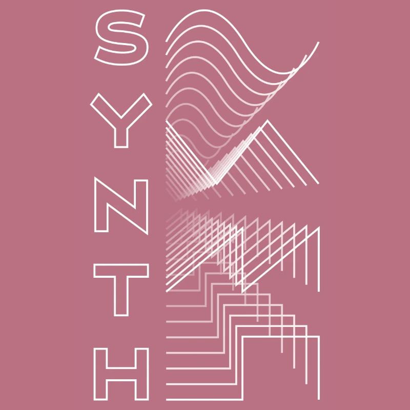 Synth Waveform Audio Analog Design Modular Gift