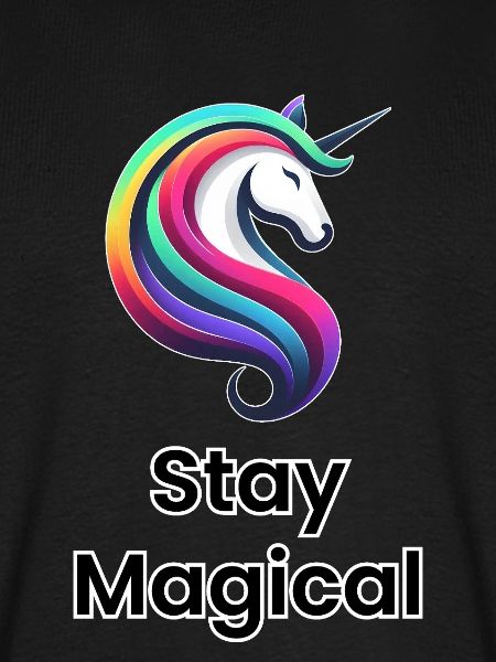 Einhorn Regenbogen – Stay Magical