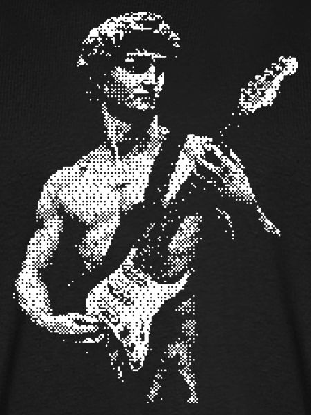 David Statue Michelangelo spielt Gitarre