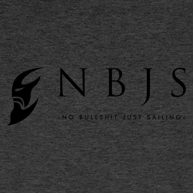 NBJS logo og slagord svart