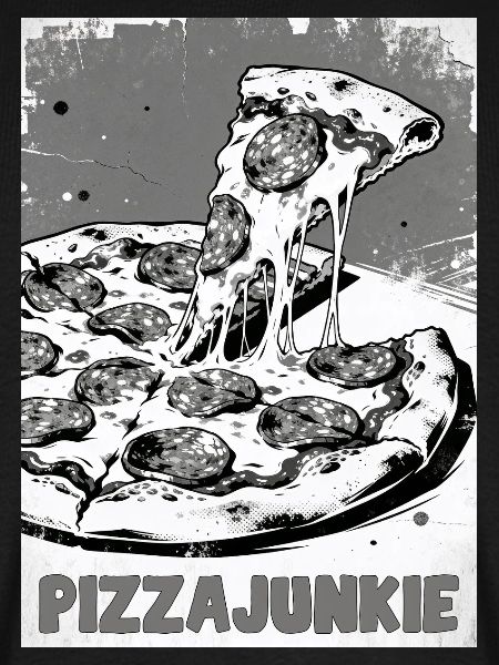 Pizzajunkie Slice Graphic