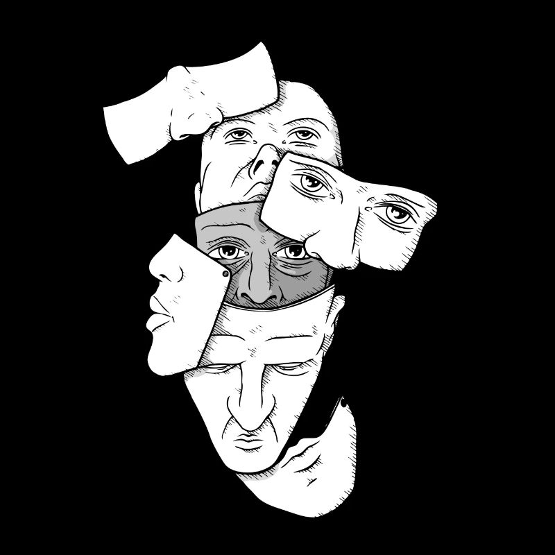 Masques / noir et blanc