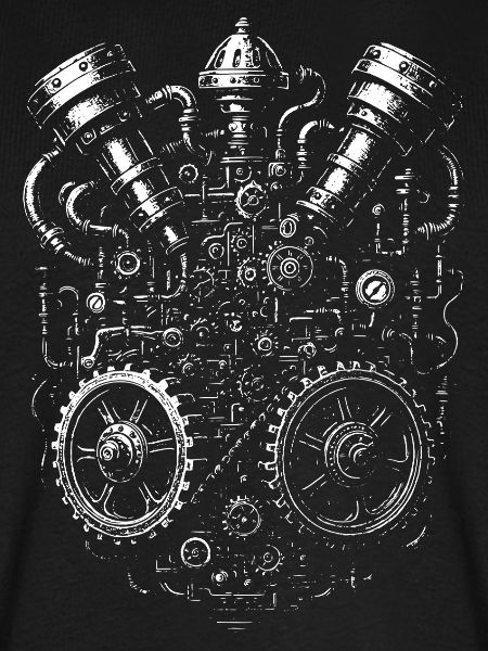 Steampunk Heart Getriebe