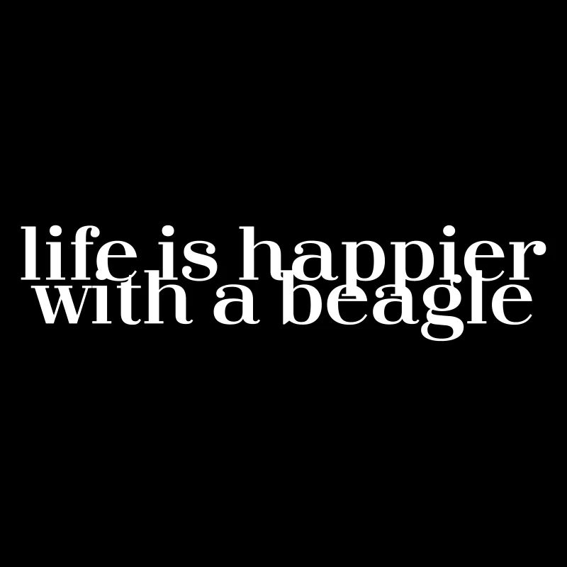 La vie est plus heureuse avec un beagle