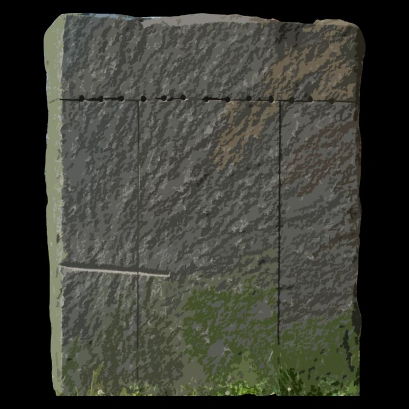 Ein Granitblock - Documenta 7