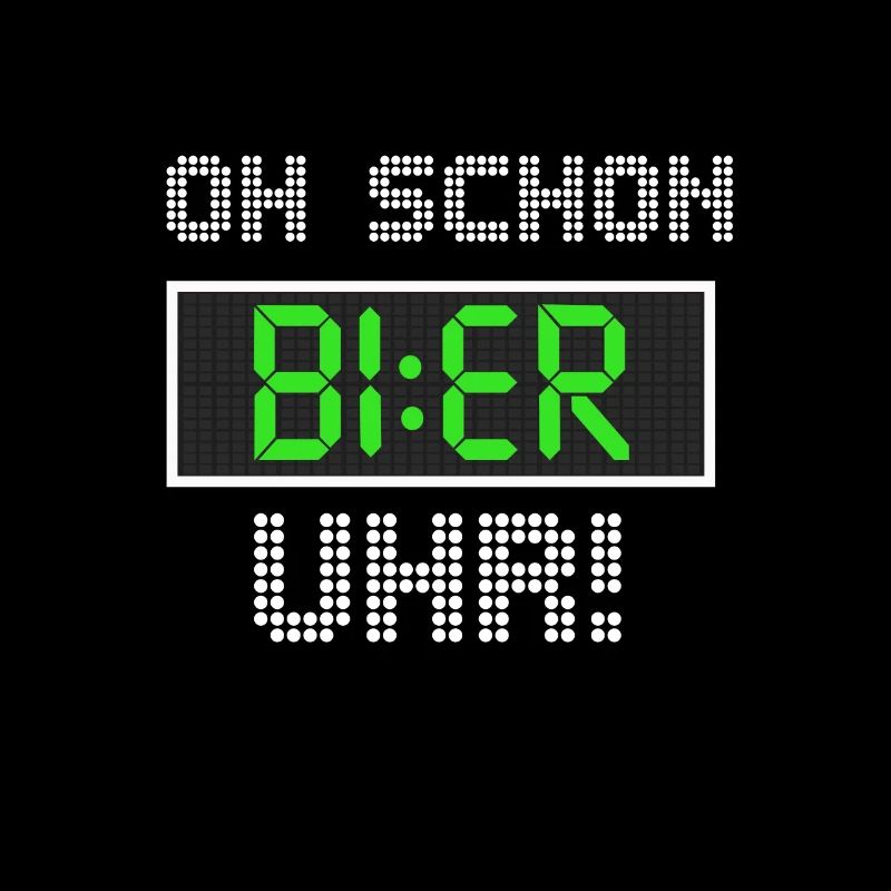 OH SCHON Bier Uhr