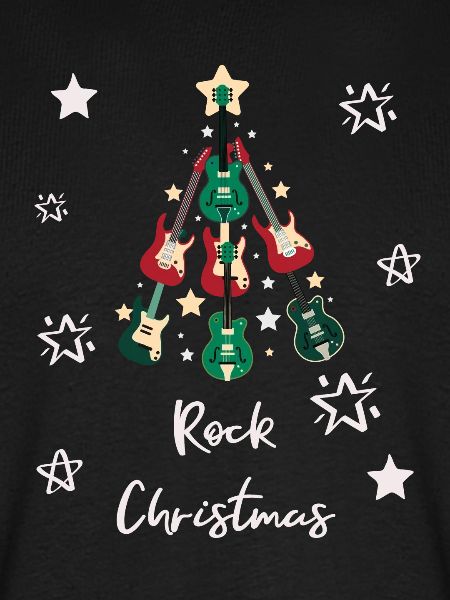 Rock Christmas Rock Fir Tree Xmas Tree Music