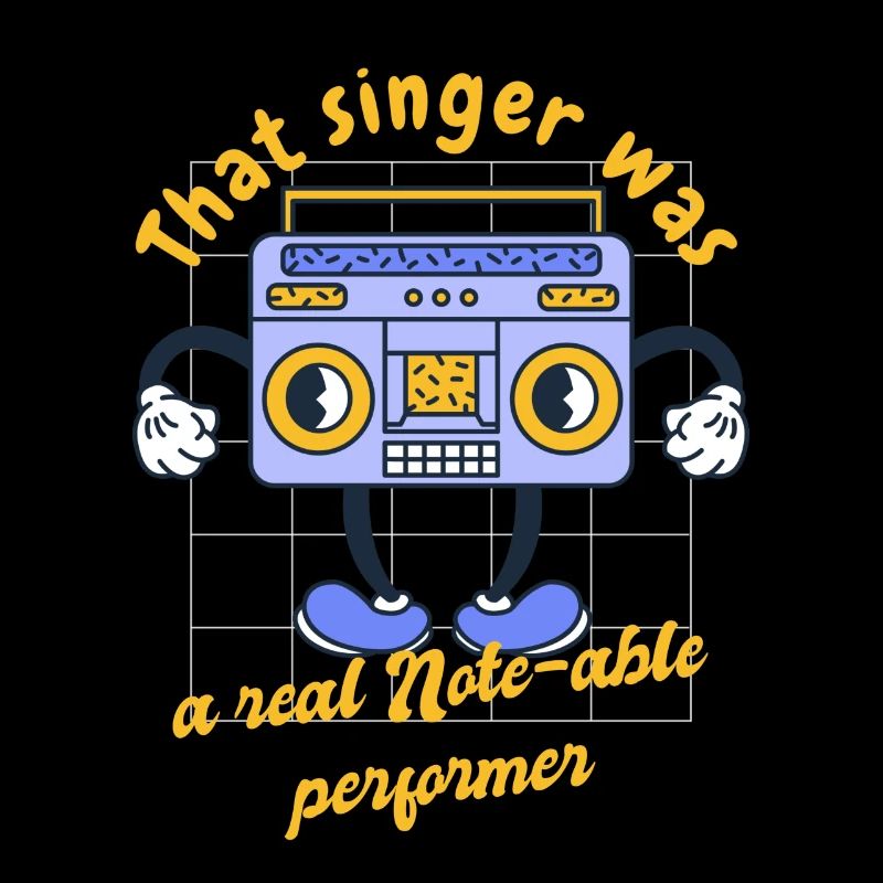That Singer Was A Real Note-Able Performer Music