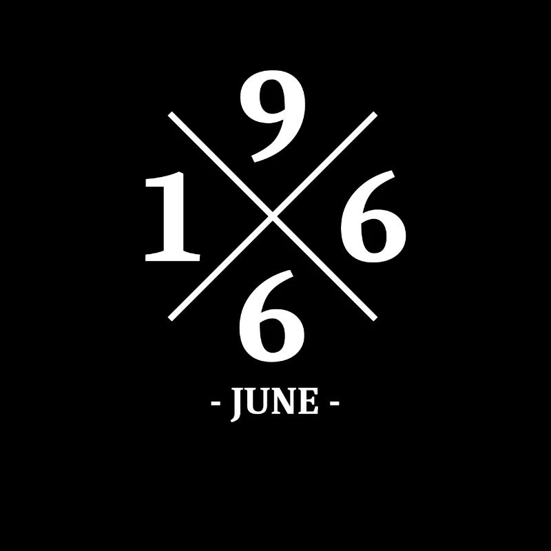 Minimal Geburtstag June 1966 - Simple