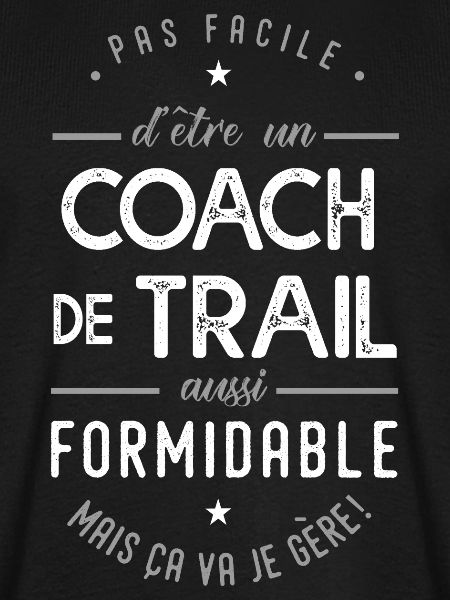coach Trail formidable cadeau sport course à pied