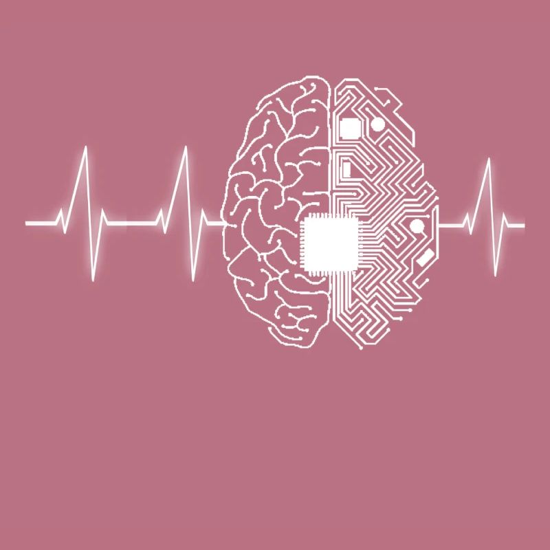 Programmeur Lover Programmer Heartbeat design