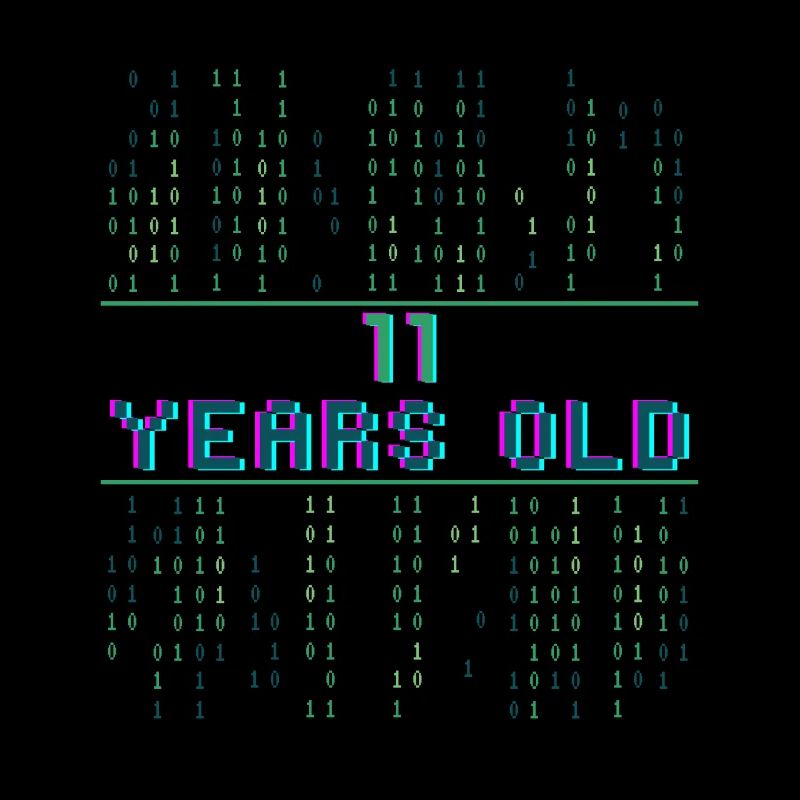 3. Geburtstag 3 Jahre alt Binärcode Coder