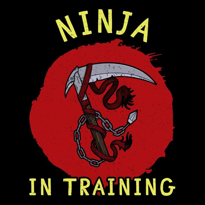 Kusarigama japanische Waffe Kampf Training Spruch