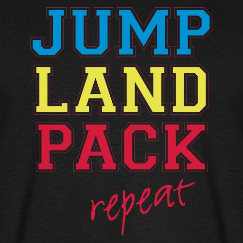 jumplandpack kleur - Mannen Premium Bio T-shirt
