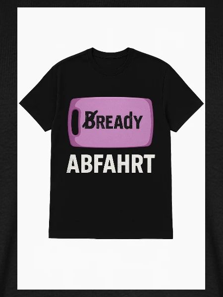 Bready Abfahrt T-Shirt mit Backwaren-Motiv