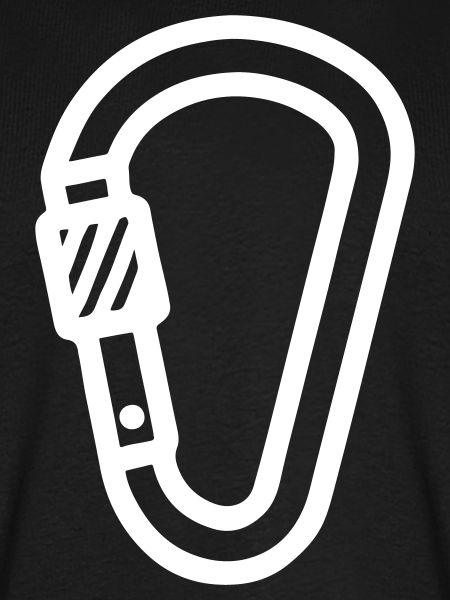 Karabiner Symbol Klettern
