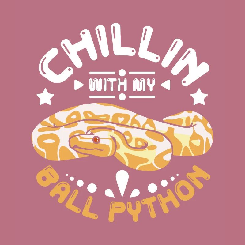 Chillin avec mon python royal