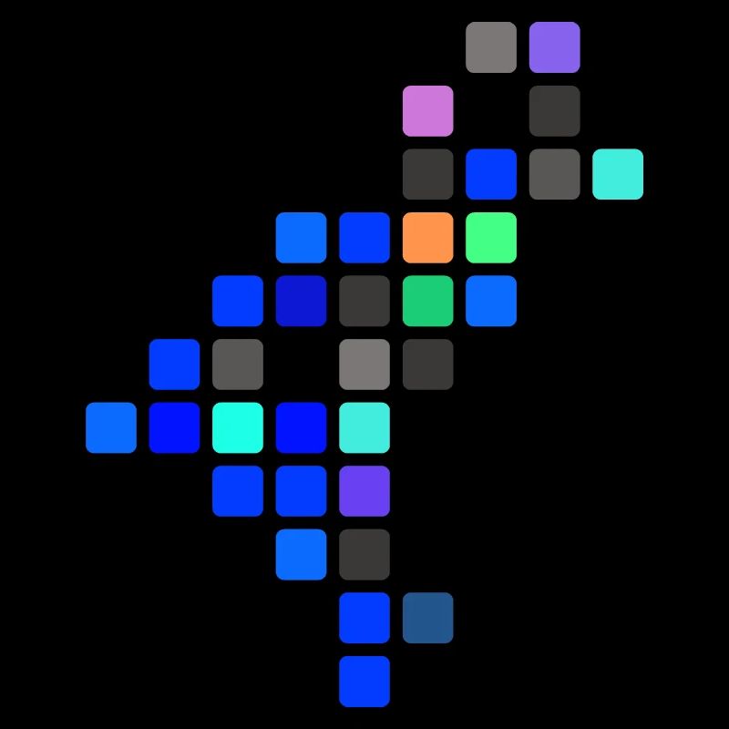 Decoration pattern - square sequin style.