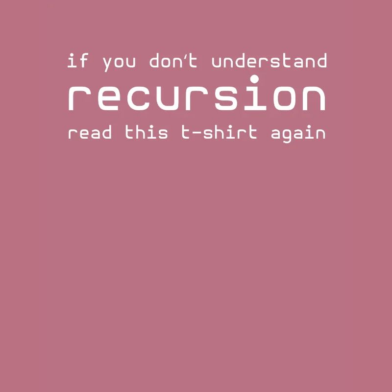 recursion entwickler programmierer html c php phyt