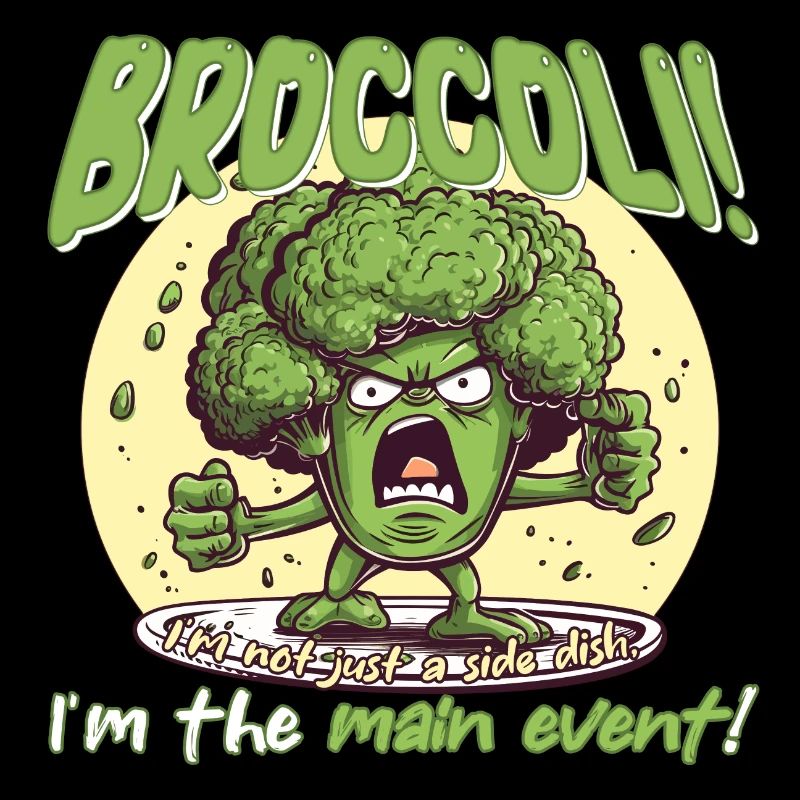 Broccoli - not a side dish - AI generated