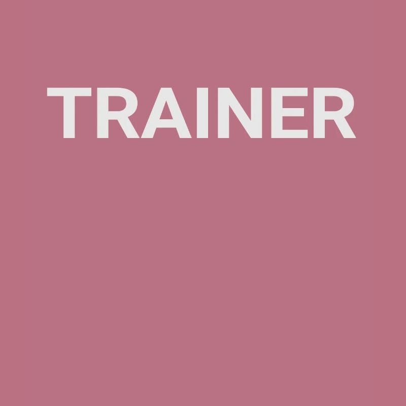 Trainer - Back, back, back labeled
