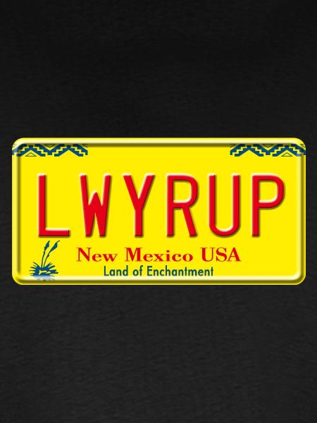 LWYRUP Retro Nummernschild Motiv