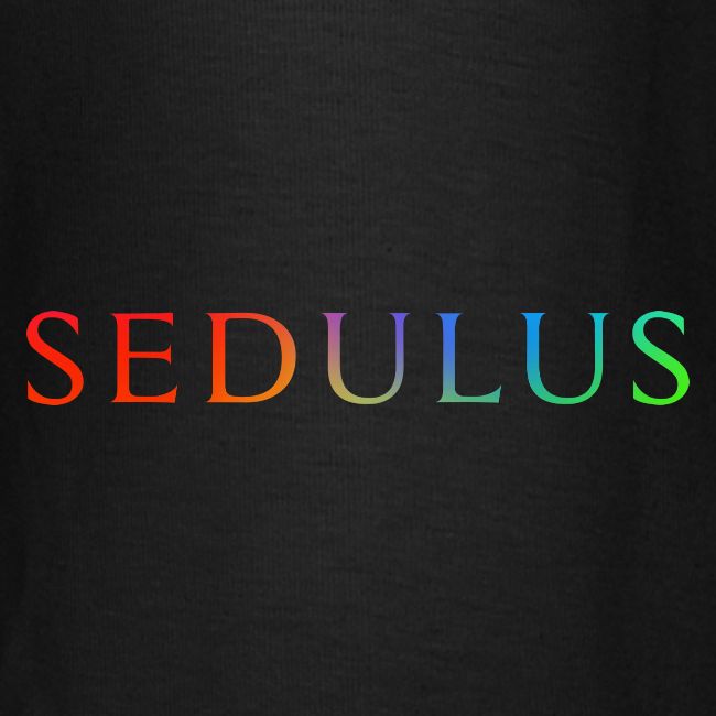 SEDULUS Schriftzug Rainbow