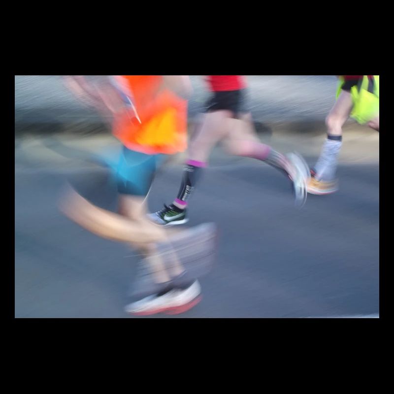 Semi-marathon - Flou de mouvement