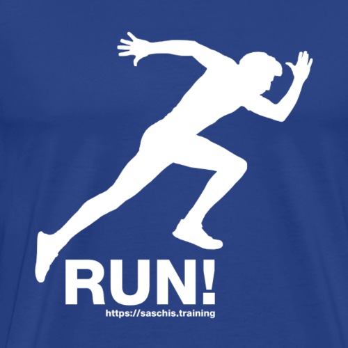 RUN - Laufen - Running - Marathon - Männer Premium T-Shirt