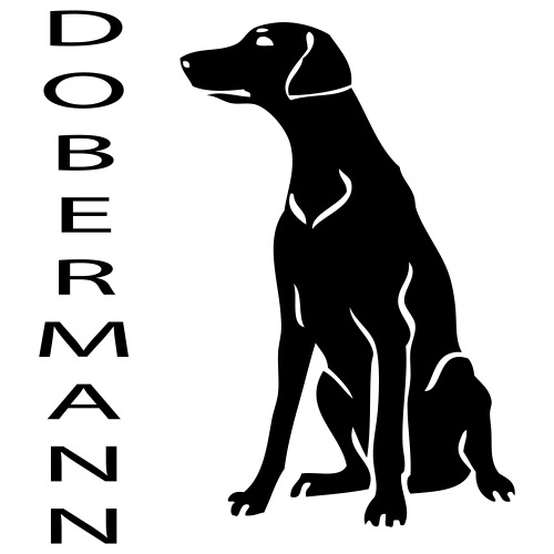 dobermann - www.dog-power.nl - Mannen Premium T-shirt