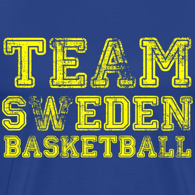 Team Sweden Basketball Yellow