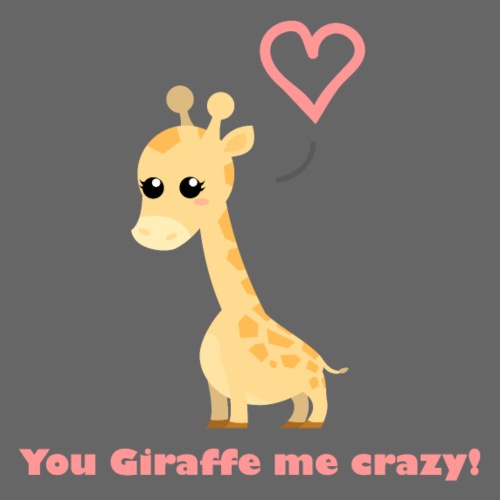 Giraffe Me Crazy - Herre premium T-shirt