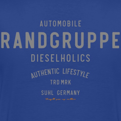 Automobile Randgruppe I beidseitig bedruckt - Männer Premium T-Shirt