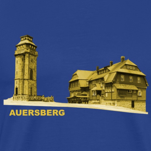 Auersberg Erzgebirge Eibenstock Sachsen Berg - Männer Premium T-Shirt