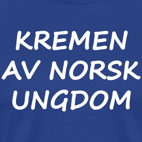 Kremen av norsk ungdom - Premium T-skjorte for menn