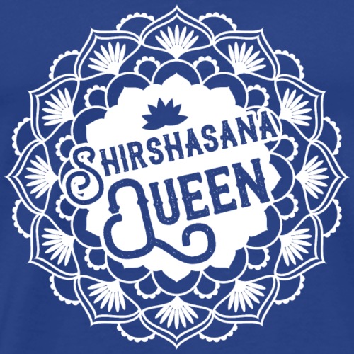 Shirshasana Queen Yoga / Blanc - T-shirt Premium Homme