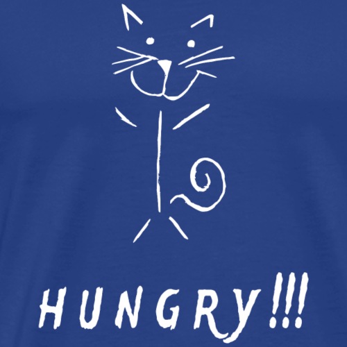 Katze hungrig - Männer Premium T-Shirt
