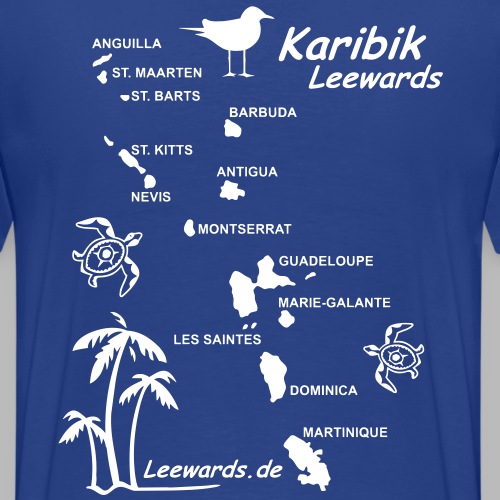 Karibik Leewards Segeln Leward Islands - Männer Premium T-Shirt