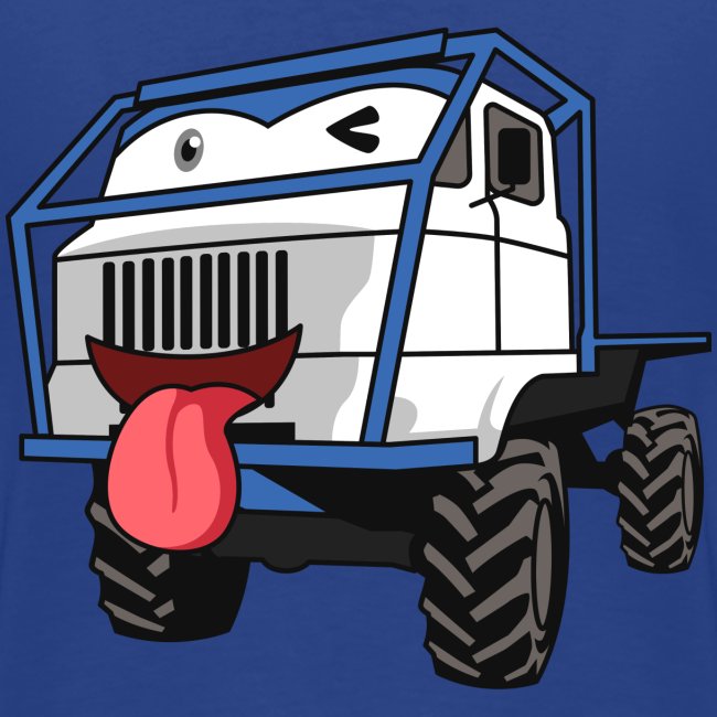 IFA W50 Augen Zwinkern mit Zunge raus Truck Emoji.