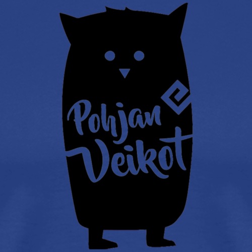 Veikko-pöllö - Miesten premium t-paita