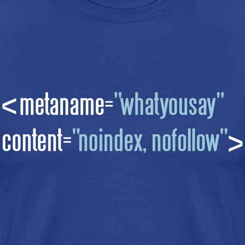 HTML no follow - Männer Premium T-Shirt